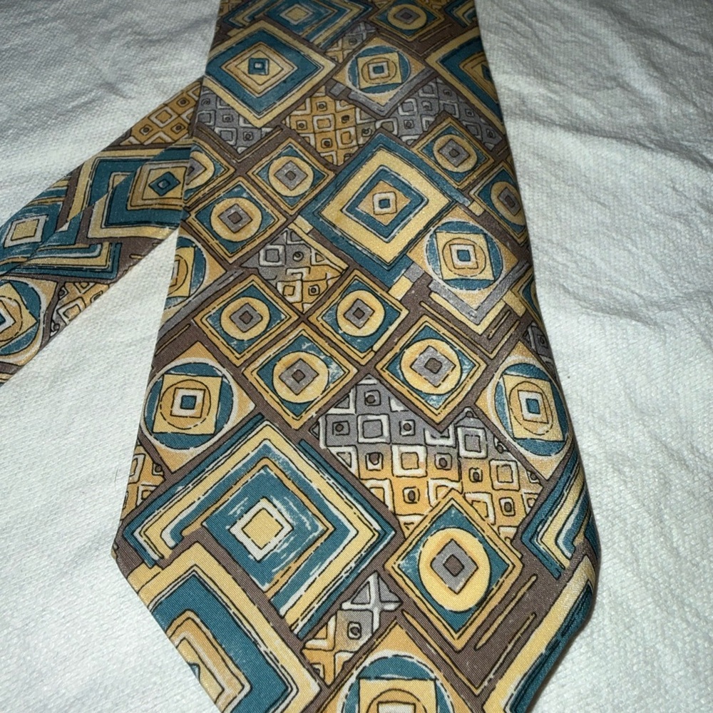 100% silk tie made in Italy vintage PACC